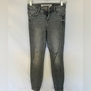 Zara Premium Denim Women’s Stretch Skinny Jeans Gray Size 2